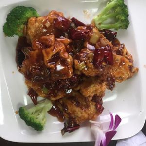 General Tao's/Sesame Chicken at Red Tiger Dumpling House in Stony Brook