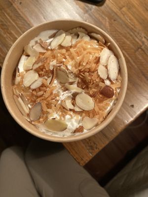 Tres Leches cake (this was in a to-go container ) at Mahalo in Panama City