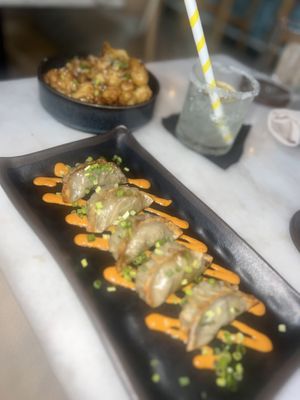 Gyozas= the best   at Mahalo in Panama City