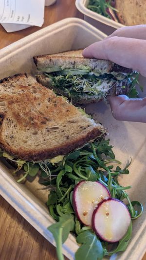 Green Dream Sandwich at Frontier Cafe in Yucca Valley