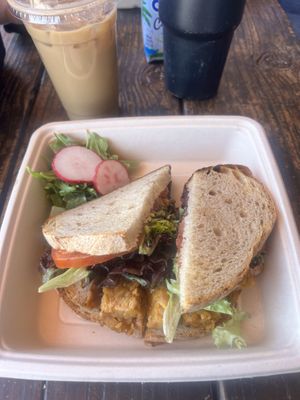 vegan blt   at Frontier Cafe in Yucca Valley