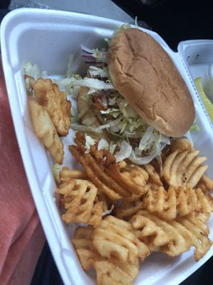 Gardein pub sandwich  at Legacy Pub in Lafayette