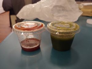 Sauces at Mithai Indian Cafe in Cary