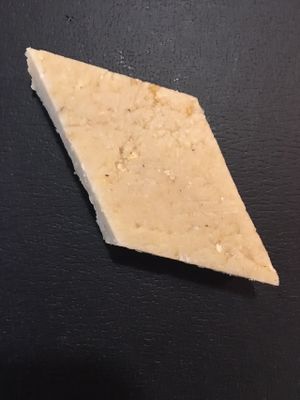 Vegan cashew nut fudge at Mithai Indian Cafe in Cary