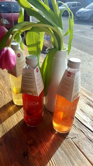 Everybody go hey...ho..Komucha   at Beetroot Healthy Food and Veggie Island in Maynooth