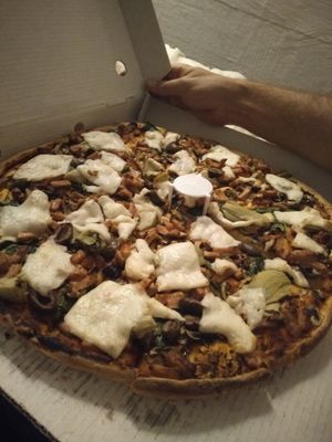 Vegan Cotto Pizza at Hilton Pizza in Hilton