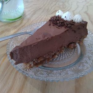 Gateau choco cru at Green Love in Marseille