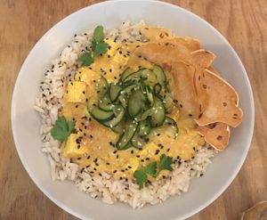 Tofu tikka massala  at Green Love in Marseille