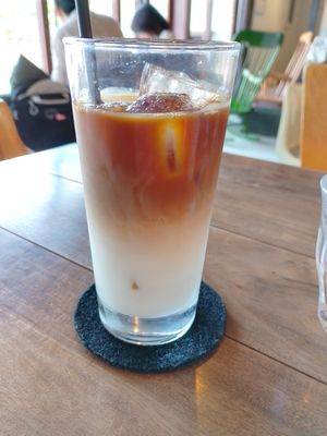 Organic coffee at Cafe Lente in Miyajima