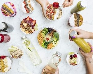 smoothme menu at Smoothme Superfood Bar in Melbourne