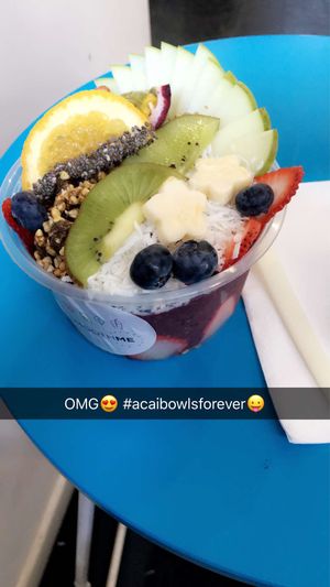 Acai bowl at Smoothme Superfood Bar in Melbourne