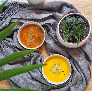 soups at Smoothme Superfood Bar in Melbourne