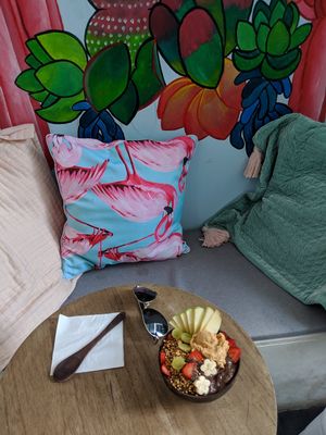 Acai bowl at Smoothme Superfood Bar in Melbourne