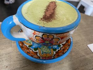 Matcha Latte at Smoothme Superfood Bar in Melbourne