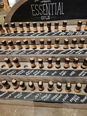 Essential oils at ZERO Market in Aurora