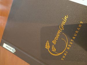 special menu at Brown Grain Thai Restaurant in Ballarat