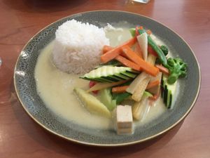 Green curry, lunch special at Brown Grain Thai Restaurant in Ballarat