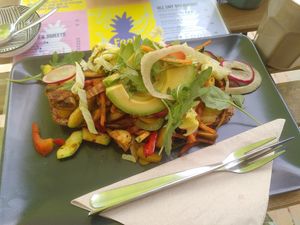 Vegetable sandwich at Feel Good in Groningen