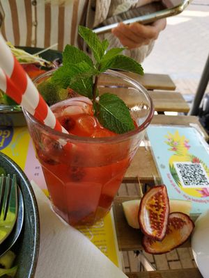 Home made ice tea at Feel Good in Groningen