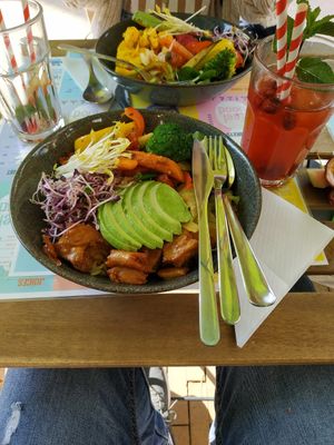 Chicken teriyaki bowl at Feel Good in Groningen