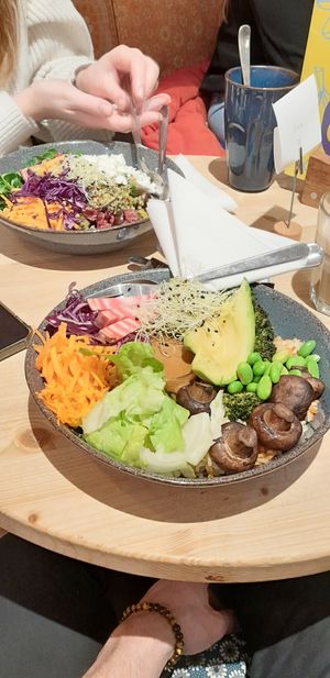 Vegan chicken teriyaki at Feel Good in Groningen