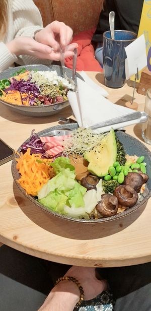 Vegan chicken teriyaki at Feel Good in Groningen