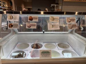 Vegan cooler with 8 flavors   at Boombalatti's Ice Cream in Wilmington
