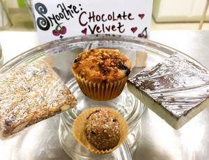 Some of the other yummy vegetarian treats they make.  All gluten & dairy free. at Mountain Mel's Green Canyon Apothecary in Welches