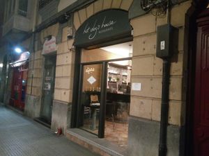 front at Hot Dog's House in Bilbao