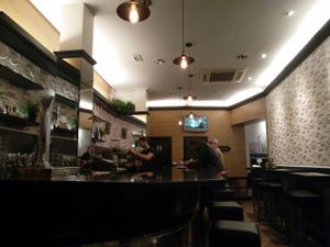 inside at Hot Dog's House in Bilbao