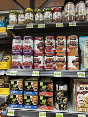 Some of the many vegan options  at Sol Foods Supermarket in Springdale