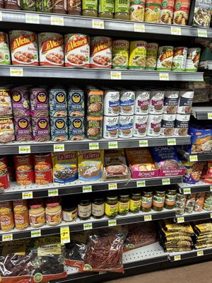 Some of the many vegan options  at Sol Foods Supermarket in Springdale