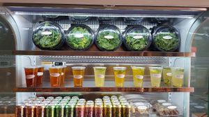 Enjoy freh locally-grown organic salads made to order with unlimited toppings at Saffron in Monterey. at Saffron Cafe in Monterey