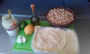 Home made Hummus!!!! at Evilion Bistro in Crete