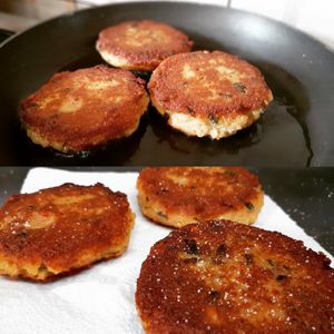 Homemade Falafel Burgers at Evilion Bistro in Crete