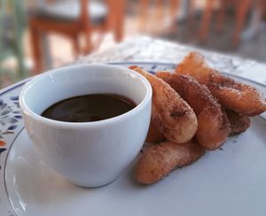 Churros at Evilion Bistro in Crete