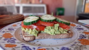 Vegan Gluten Free Avocado Toast at Evilion Bistro in Crete