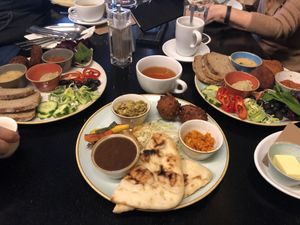 indian breakfast at Die Scherbe in Graz