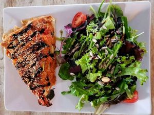 Vegan Quiche at Apfelkern & Kolibri in Bad Vilbel