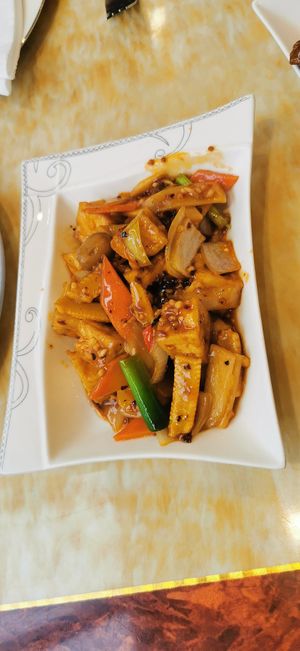 Tofu in Szechuan Sauce at Imperial Garden in Plymouth