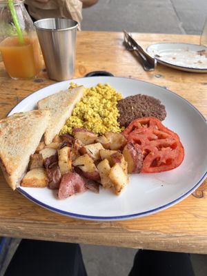Hash browns were my fav   at The Butcher's Daughter - West Village in New York City
