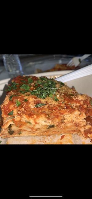 Lasagna at Three Girls Vegan Creamery - Boston in Guilford