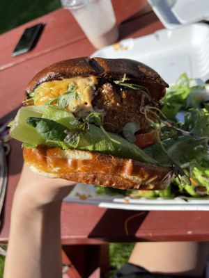 Crabcake at Three Girls Vegan Creamery - Boston in Guilford