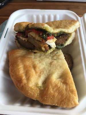 Bellisimo sandwich at Three Girls Vegan Creamery - Boston in Guilford