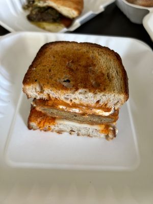 Buffalo grilled cheese  at Three Girls Vegan Creamery - Boston in Guilford