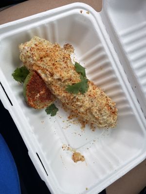 Mexican street style corn   at Three Girls Vegan Creamery - Boston in Guilford