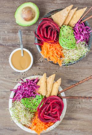 Vegan Dragon Sauce at Three Girls Vegan Creamery - Boston in Guilford