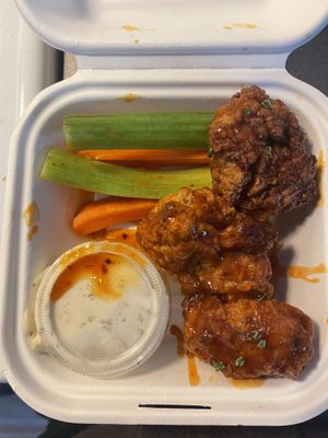  Mango habanero wings at Three Girls Vegan Creamery - Boston in Guilford