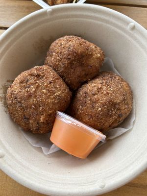 Arancini at Three Girls Vegan Creamery - Boston in Guilford