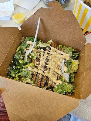 Caesar salad at Three Girls Vegan Creamery - Boston in Guilford